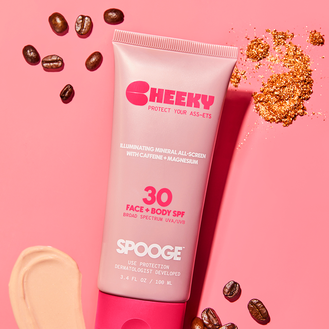 Mineral Face & Body Sunscreen: Cheeky Shimmer SPF 30 All Screen | SPOOGE